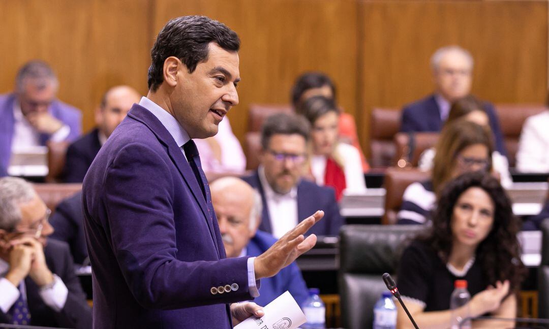 Juanma Moreno, presidente de la Junta.