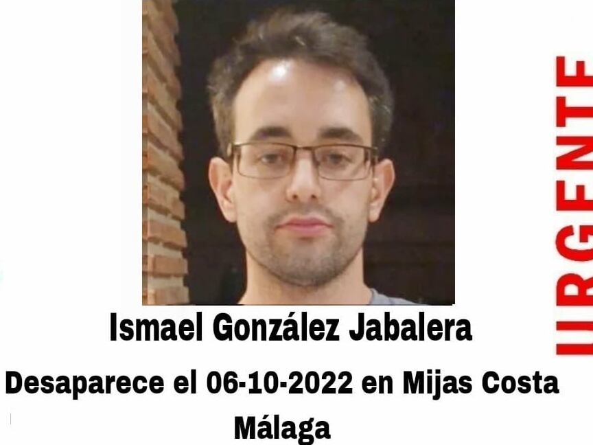 Ismael lleva desaparecido desde el jueves