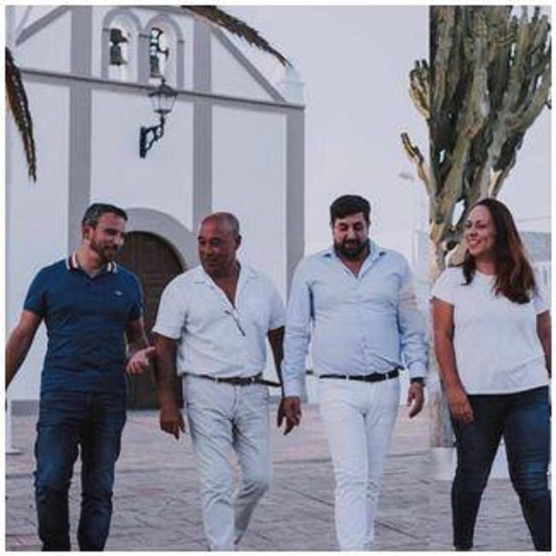 Concejales de CC-PNC en el Ayuntamiento de San Bartolomé.