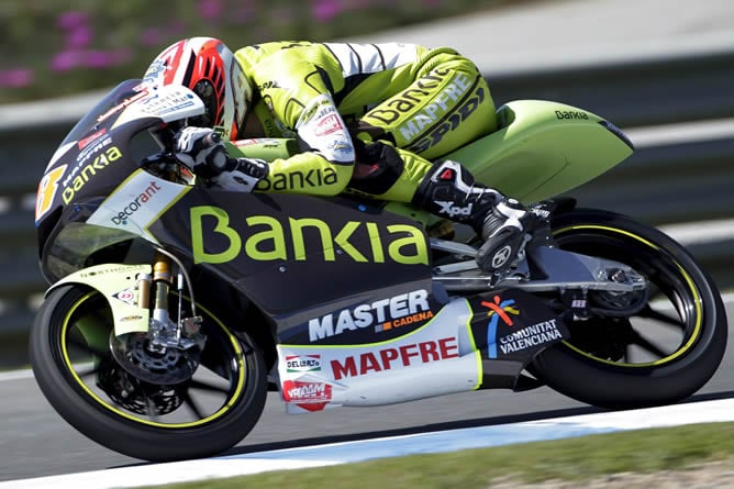 Terol rueda en los entrenamientos de Jerez