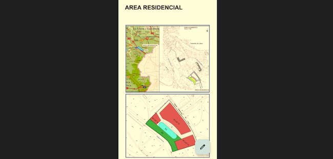 Área residencial de la plataforma. Foto: DGA