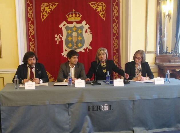 Julia Otero en Ferrol