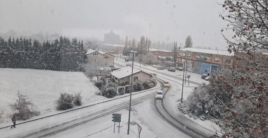 Nieva en Navarra