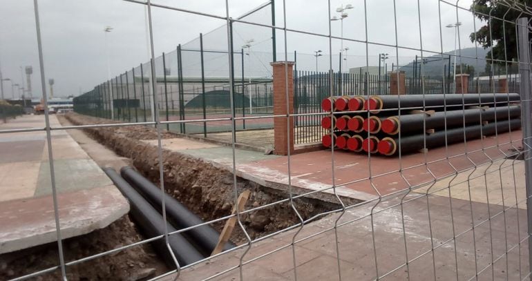 Obras de la red de calor