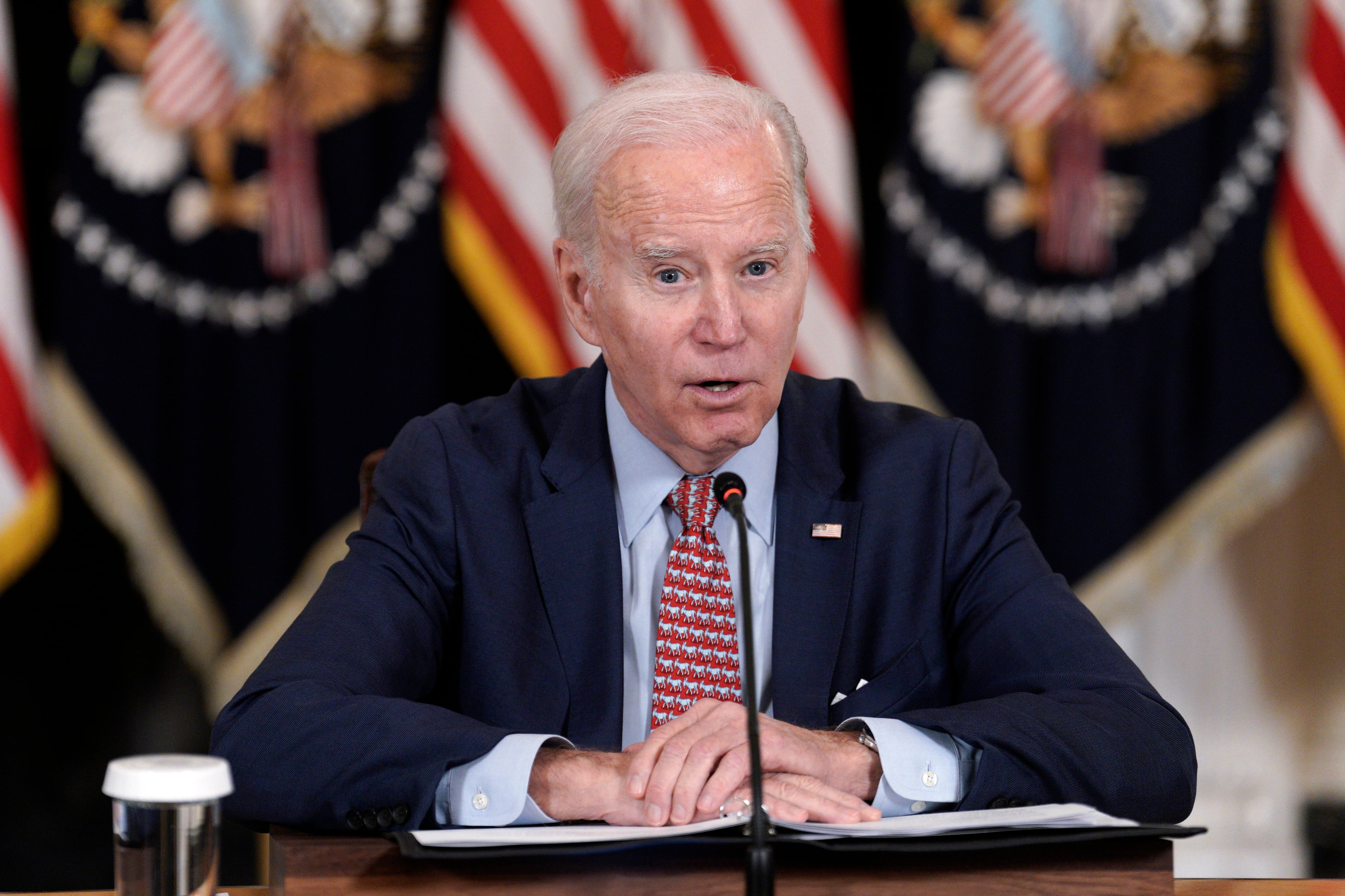 El presidente de Estados Unidos, Joe Biden, en un acto esta semana en la Casa Blanca (Washington).