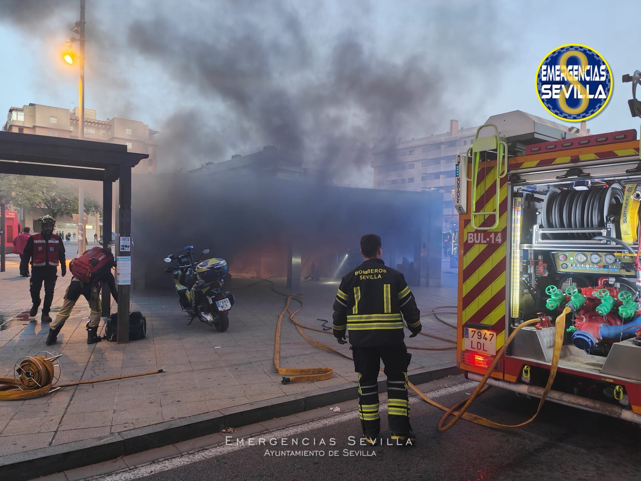 Conato de incendio en una escalera mecánica de la estación del Metro de San Bernardo.