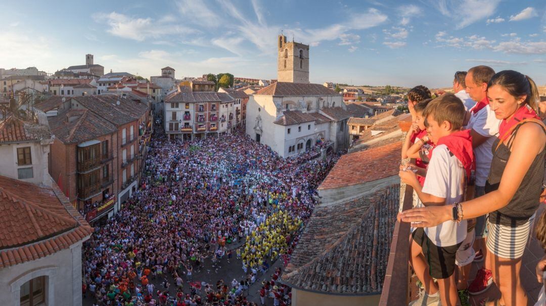 Intantánea del cuellarano Eduardo Marcos ganadora del primer premio del concurso fotográfico fiestas de Cuéllar