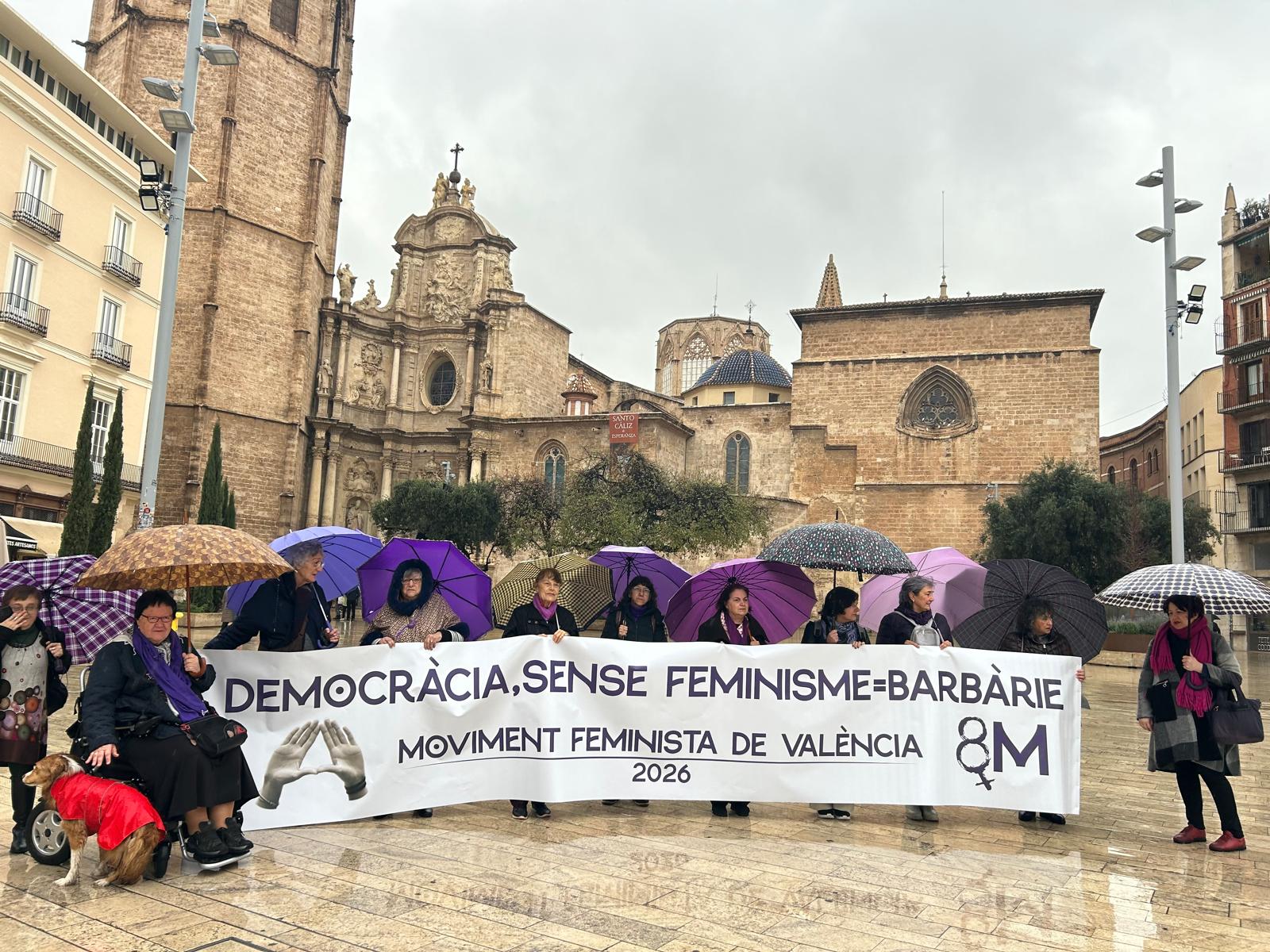 El movimiento feminista de València denuncia el “borrado” de derechos y confirma que la manifestación del 8M se adelanta a las 17:30