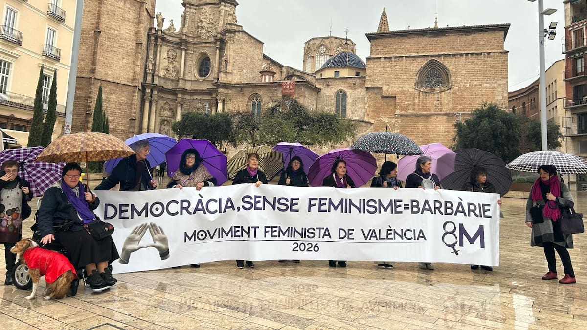El movimiento feminista de València denuncia el “borrado” de derechos y confirma que la manifestación del 8M se adelanta a las 17:30