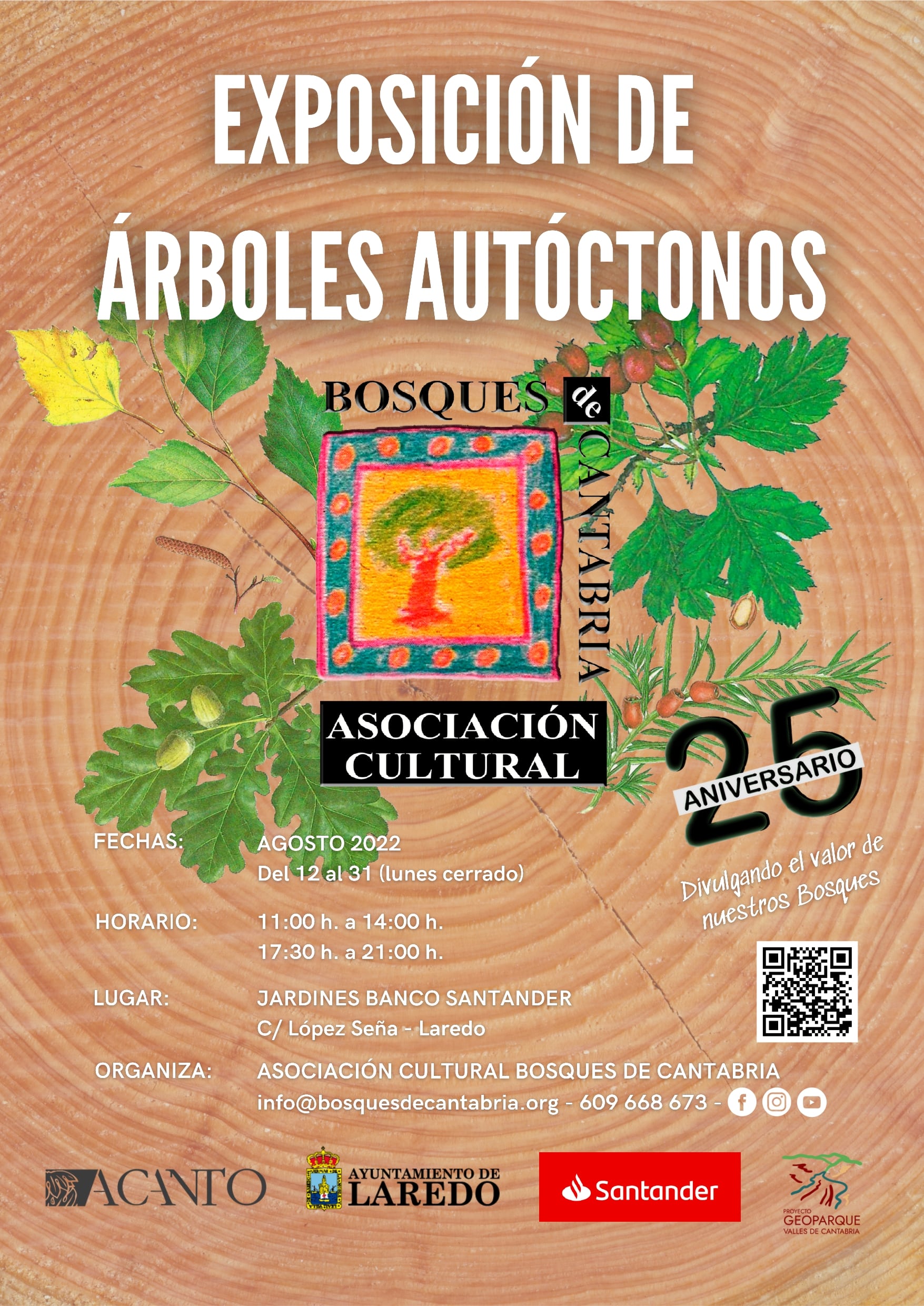 Exposición árboles autóctonos, Laredo