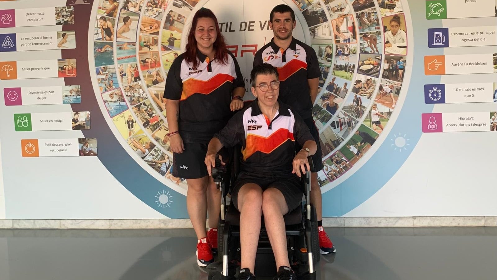 Noemí forma parte de la delegación integrada por tres deportistas paralímpicos de boccia