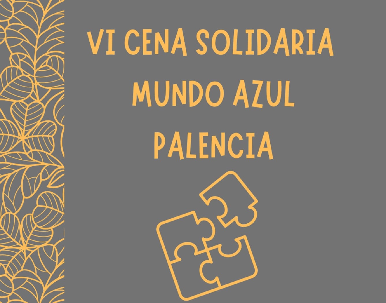Mundo Azul organiza su VI Cena Solidaria el 26 de noviembre