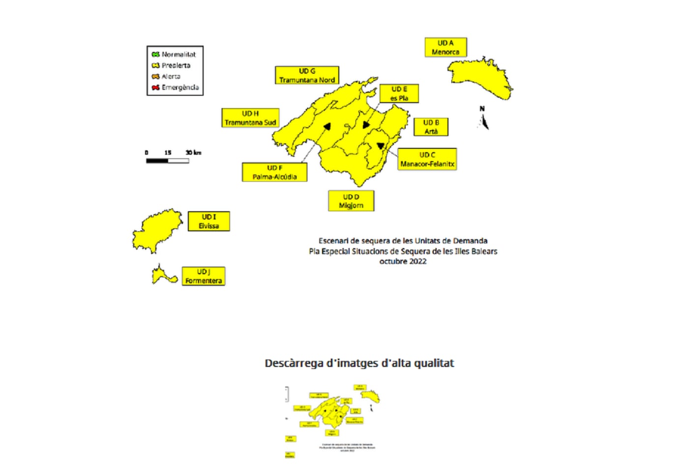 Las Pitiusas siguen en situación de prealerta por la sequía