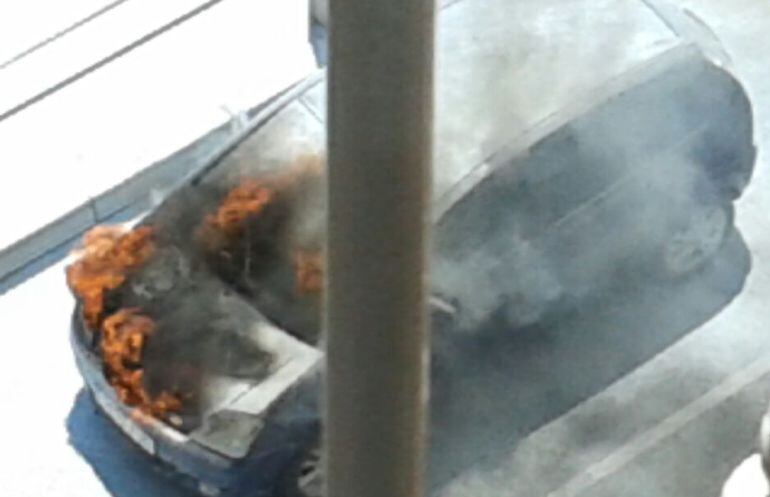 Imagen tomada por una vecina de la ronda Ciruela