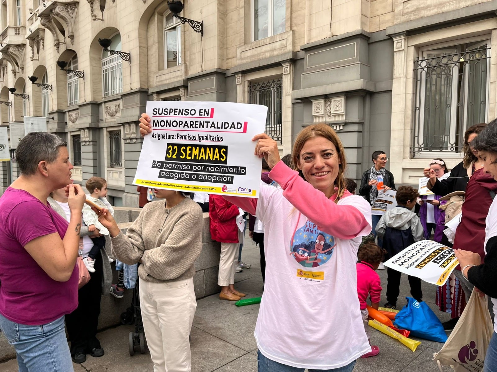 Manifestación MSPE frente al Congreso