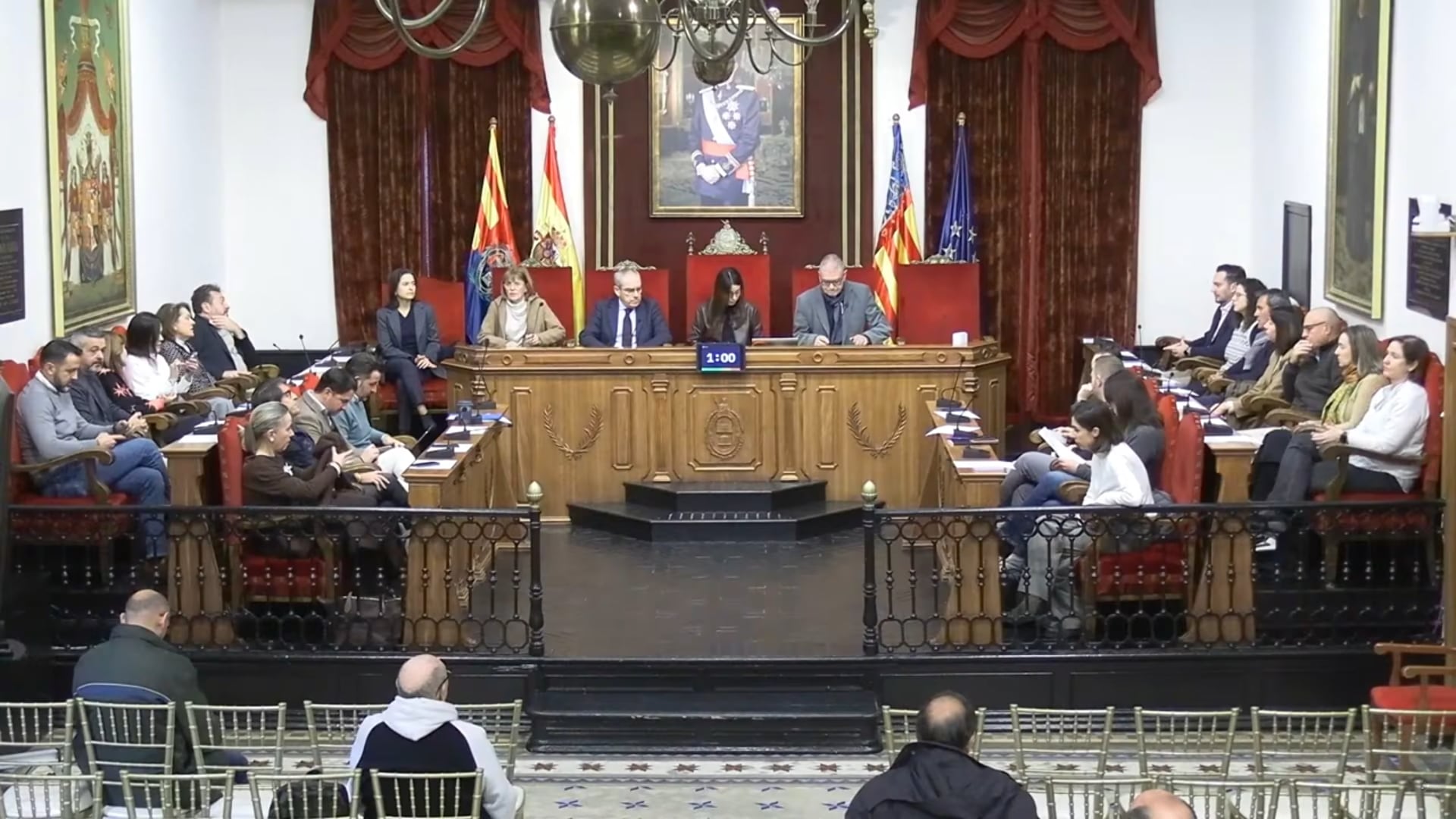 Pleno extraordinario de renuncia de Carlos González