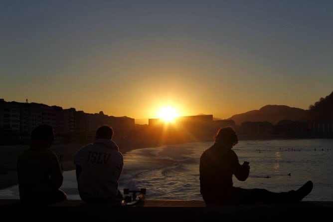 El sol brilla en casi todo el país