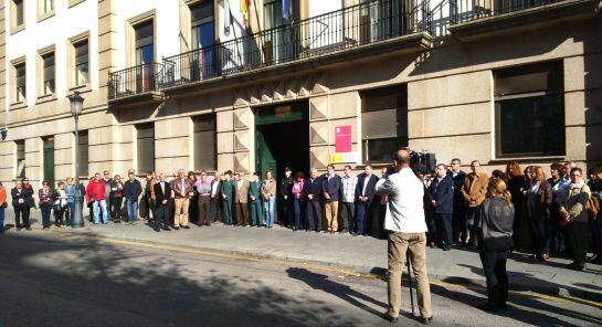 Concentración en la Subdelegación del Gobierno en Cáceres