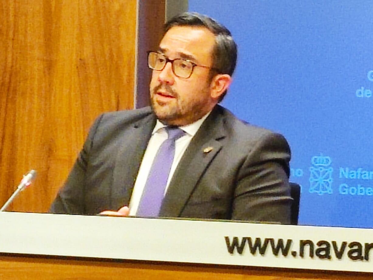 El portavoz y vicepresidente del Gobierno de Navarra, Javier Remírez