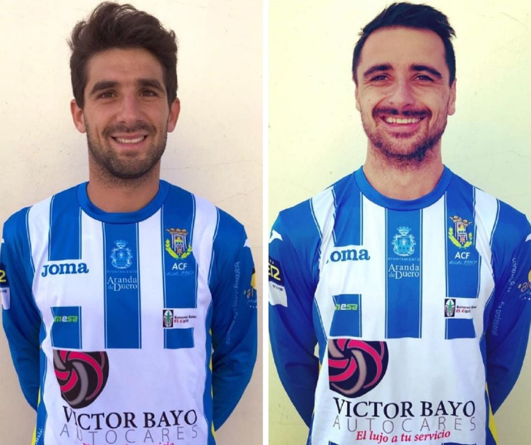 Los capitanes ribereños de la Arandina, Ruba (d) y Zazu.