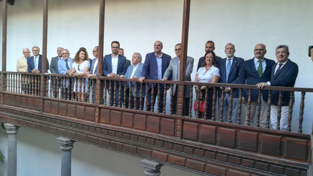 La Confederación de Empresarios de Tenerife se ha reunido en Santa Cruz de La Palma con representantes del Cabildo Insular