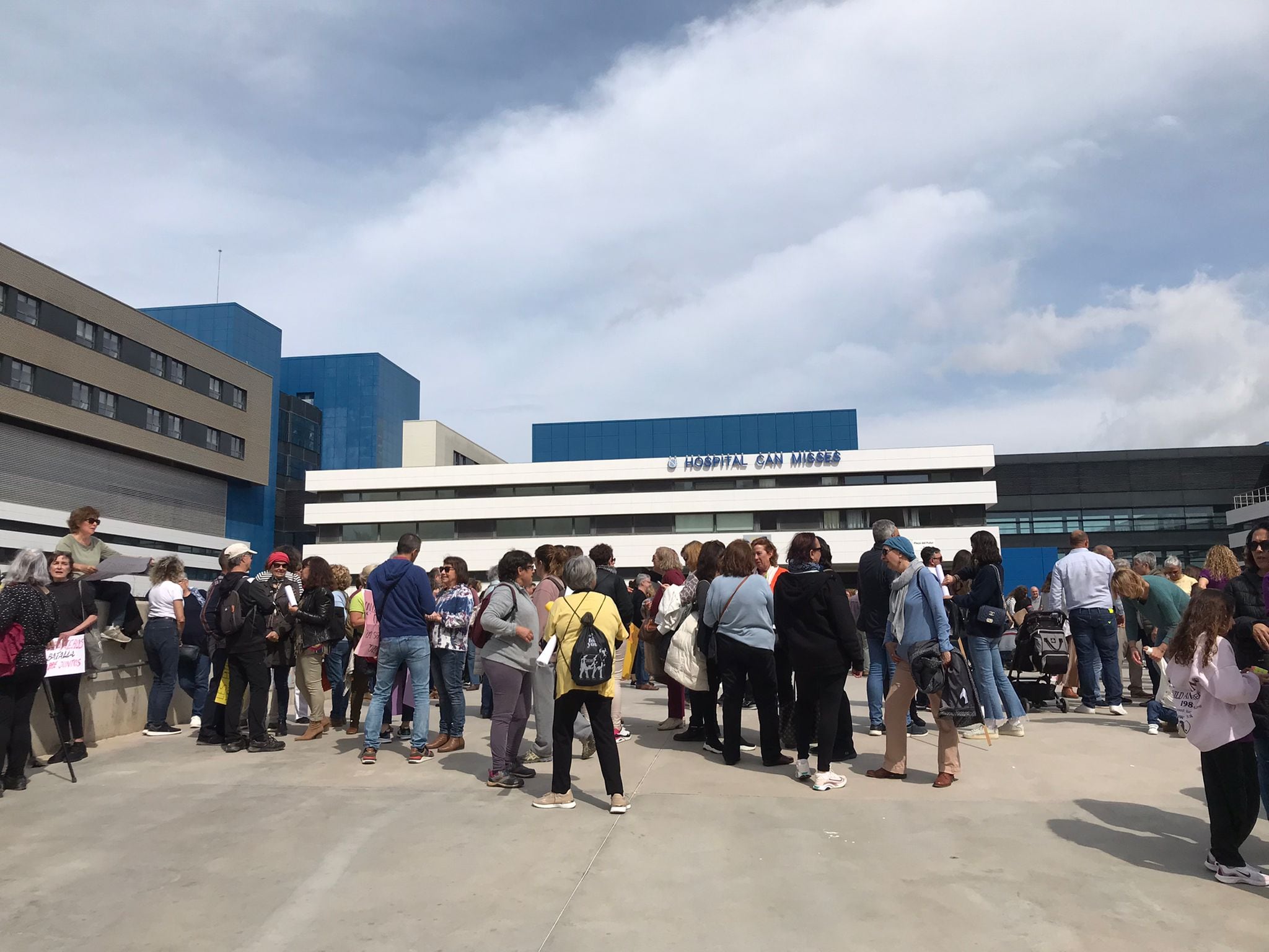 Otra imagen de la concentración de este sábado en Can Misses