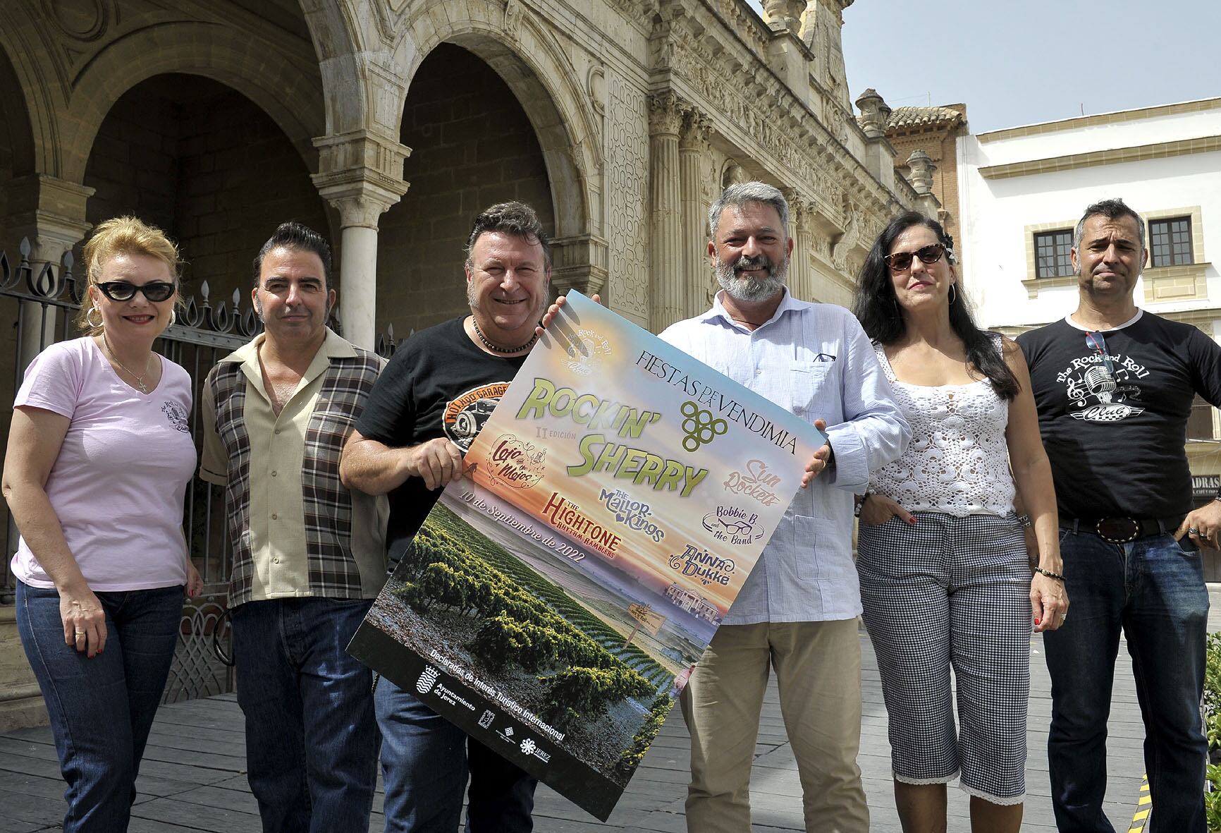 El delegado de Fiestas, Rubén Pérez, en la presentación de la segunda edición del &quot;Festival Rockin’ Sherry&quot;