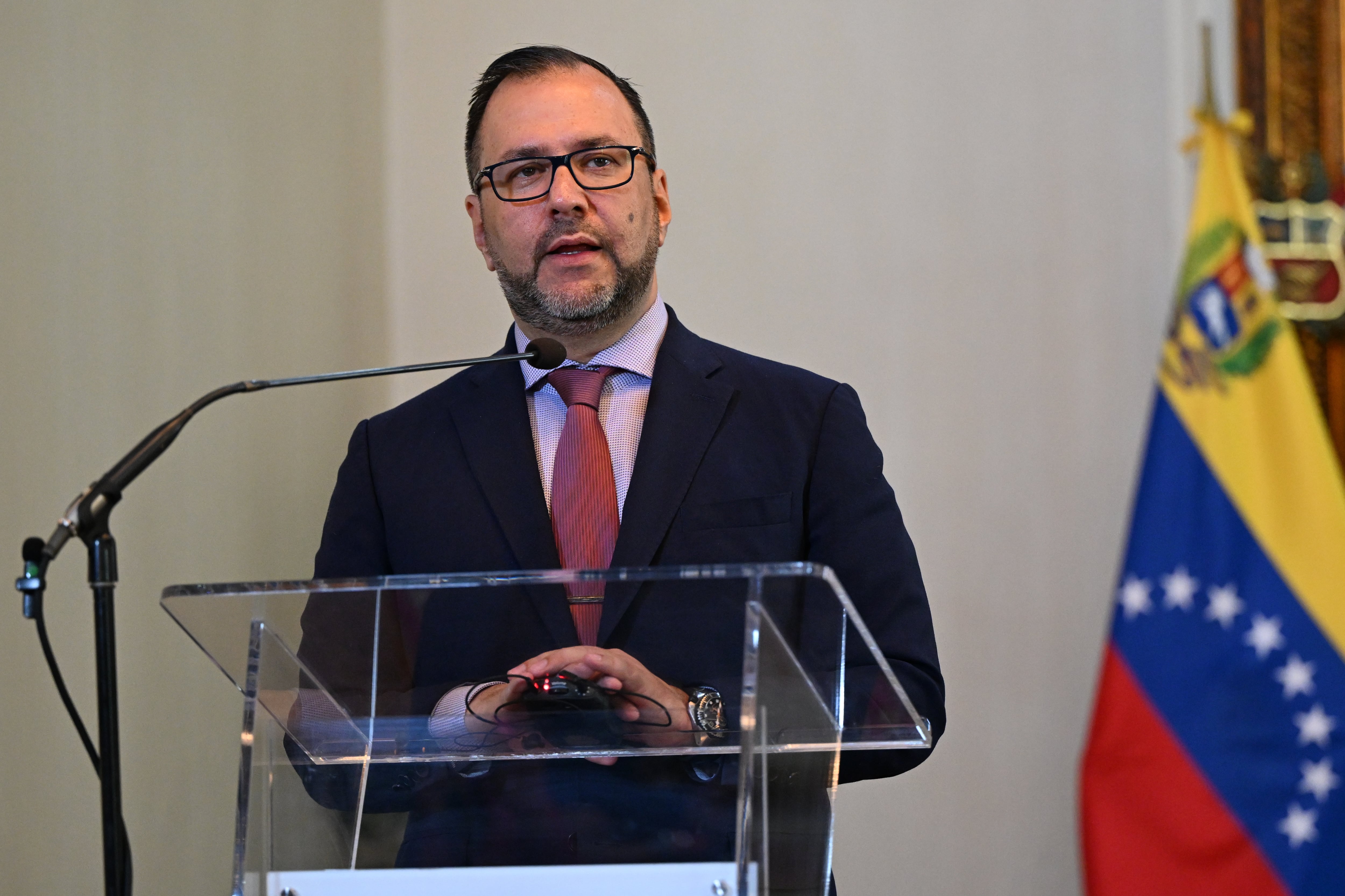 El ministro de Exteriores de Venezuela, Yván Gil