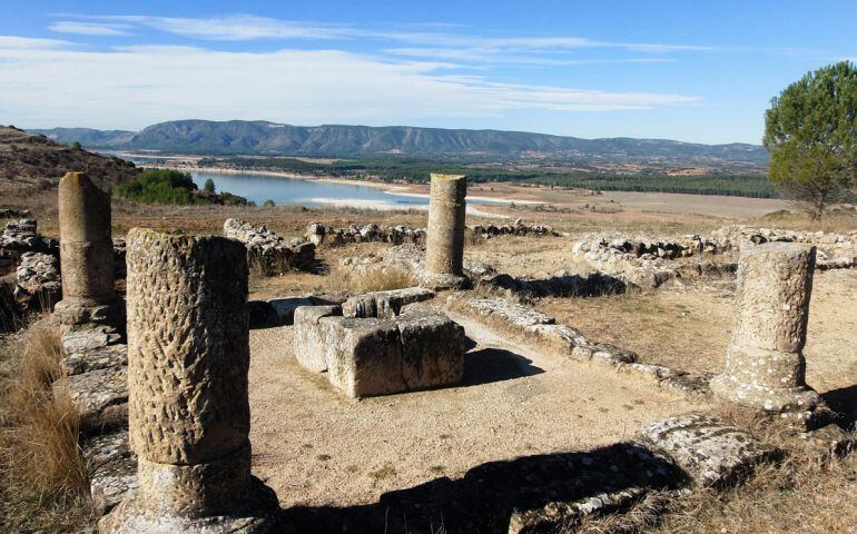 Ruinas de la ciudad romana de Ercávica, en Cañaveruelas (Cuenca).