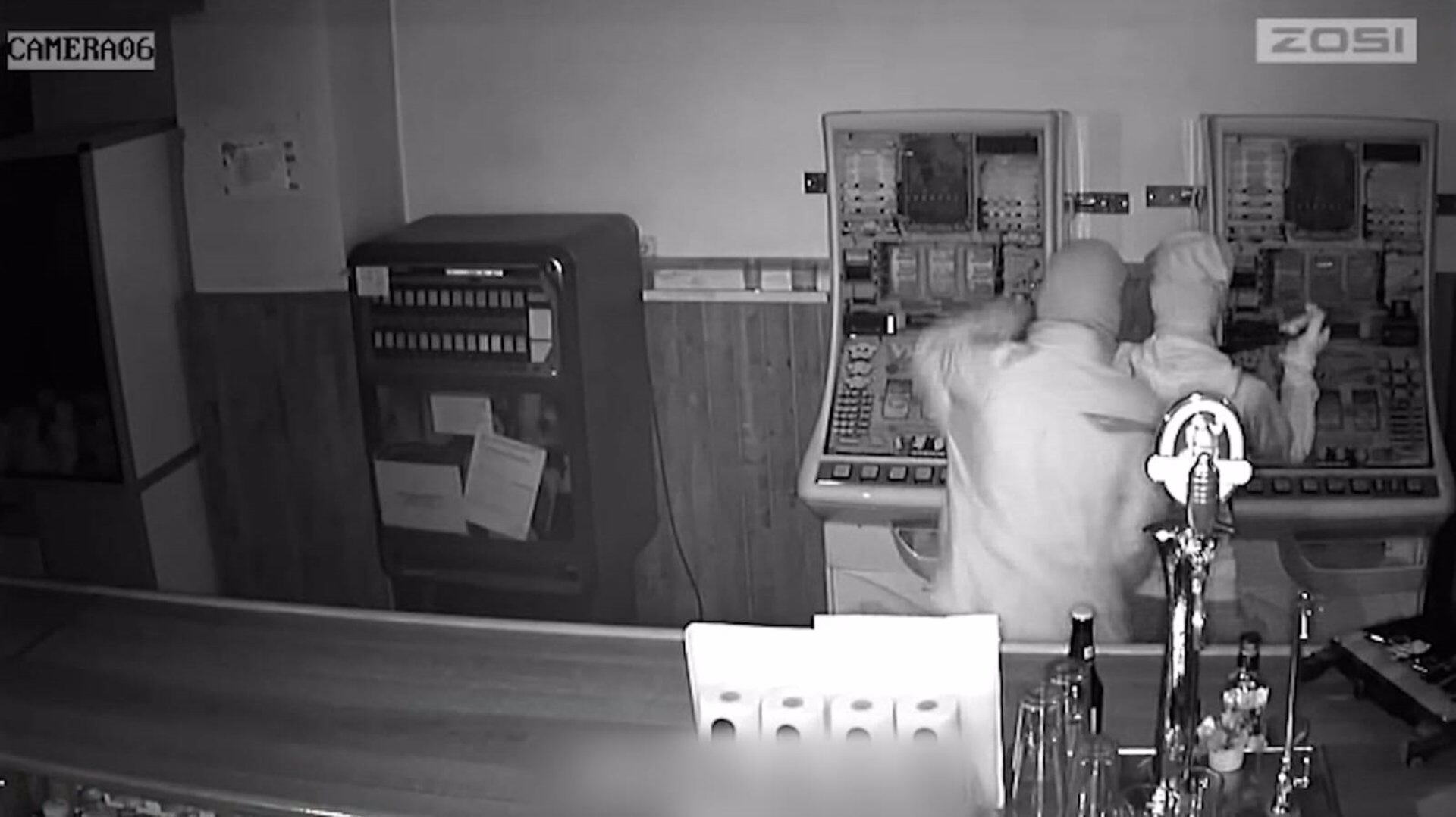 Imagen de uno de los robos perpetrado en uno de los establecimientos en Arcos