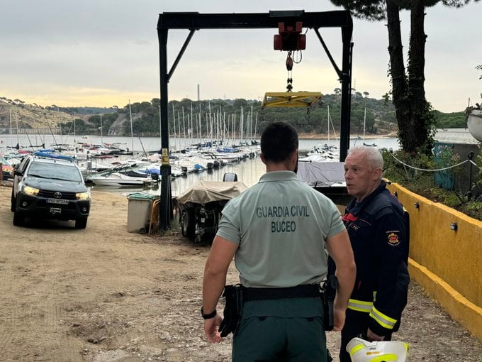 Los servicios de emergencia en el Pantano de San Juan