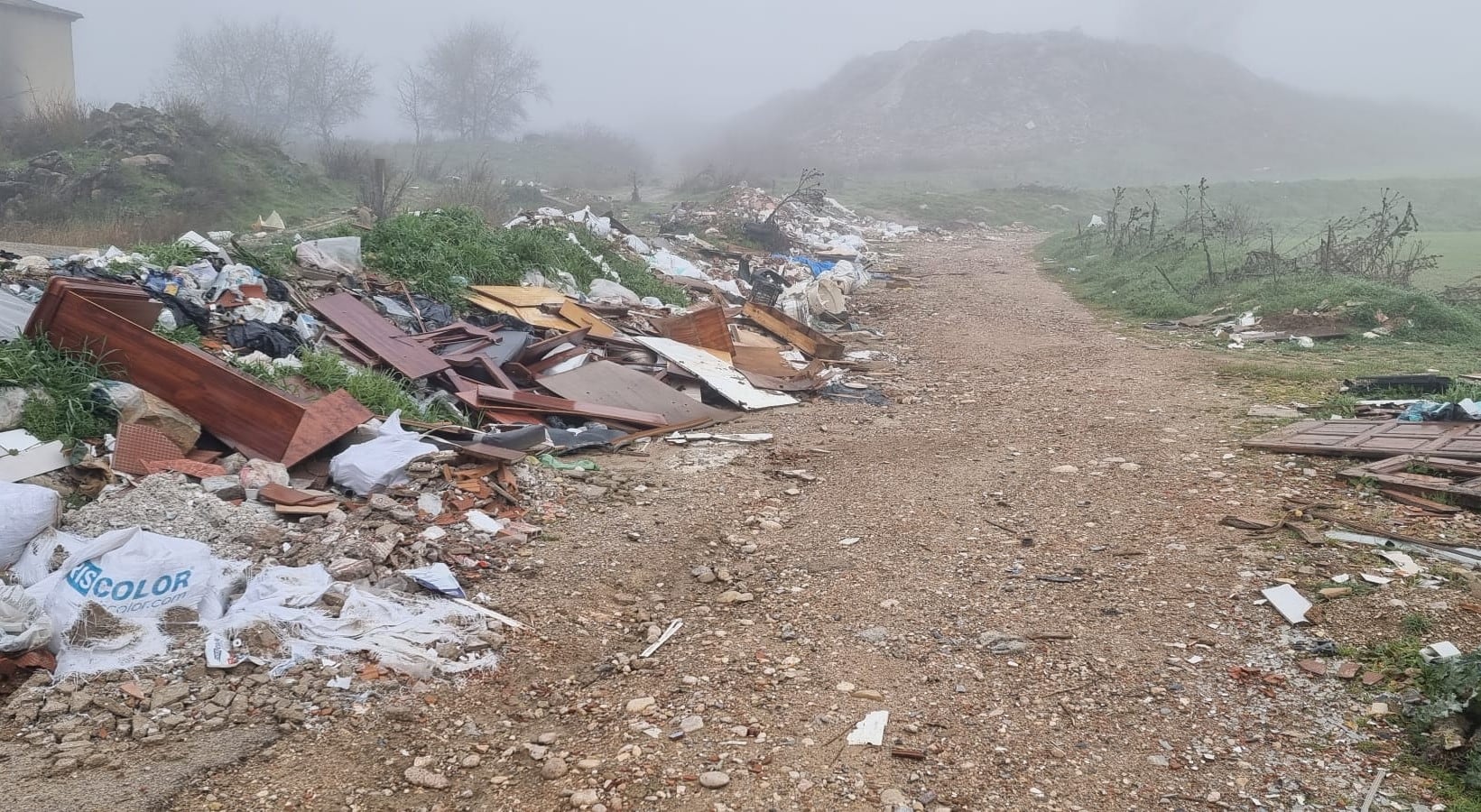 Imagen del camino intervenido, en el término municipal de Úbeda.