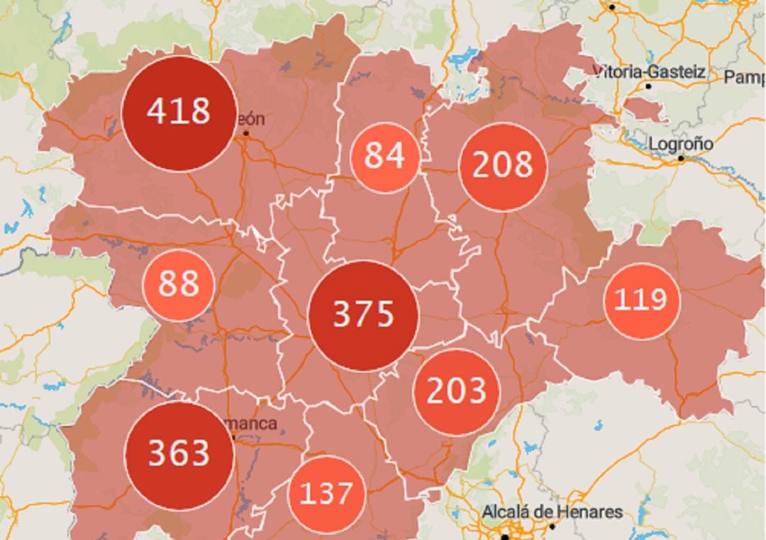 Fallecidos por coronavirus en nuesta Comunidad 