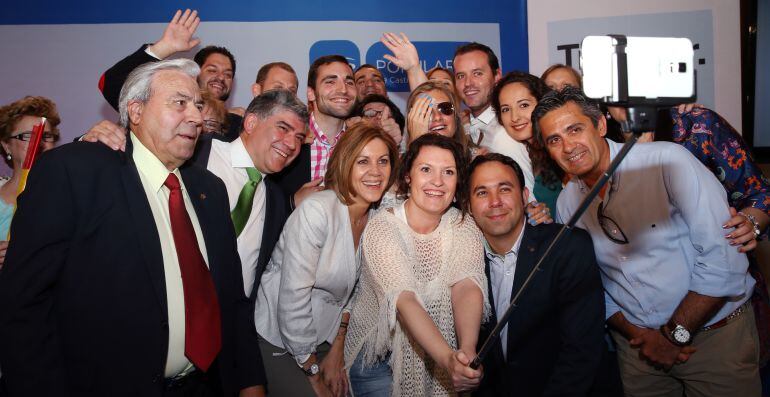 Cospedal con la candidatura de Tomelloso.