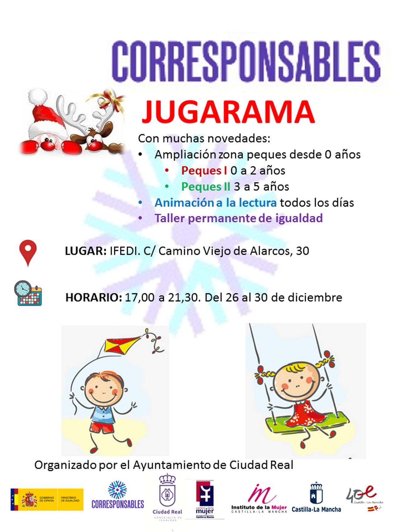 Actividades que se han programado esta Navidad, en la capital, gracias al Plan Corresponsables