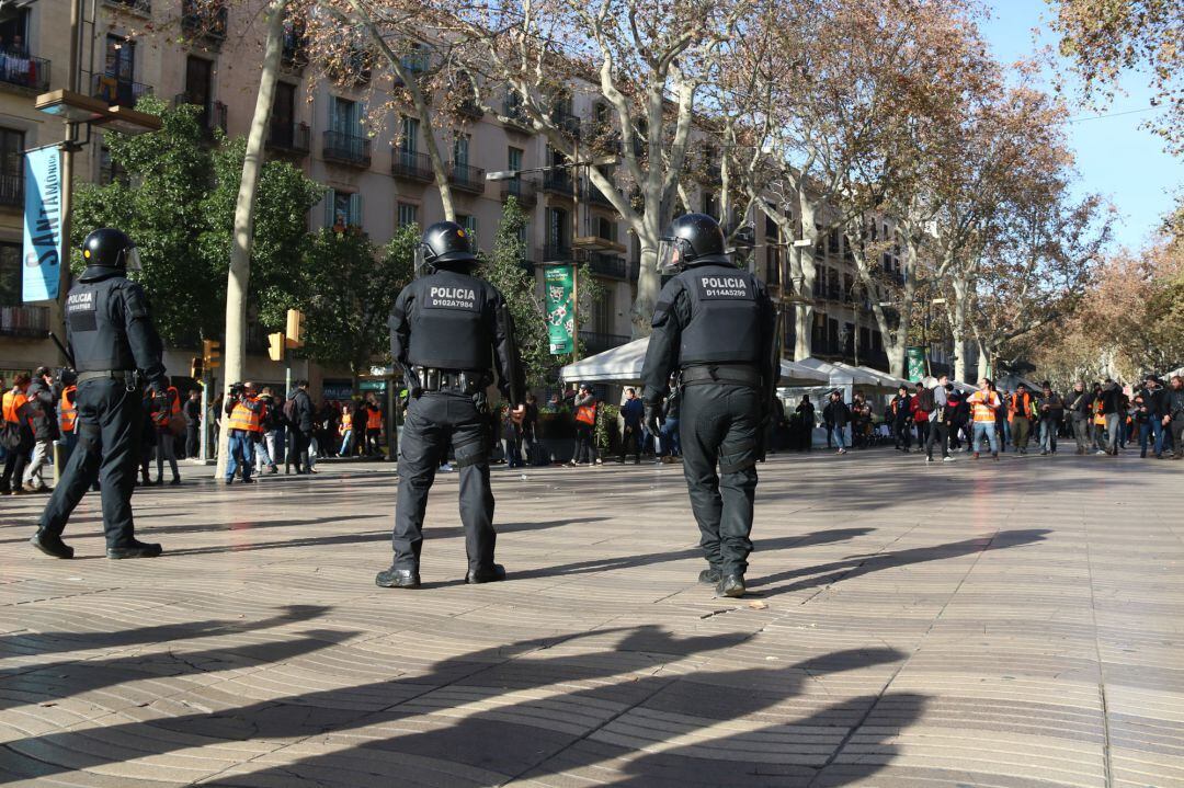 Imagen de Las Ramblas de Barcelona.