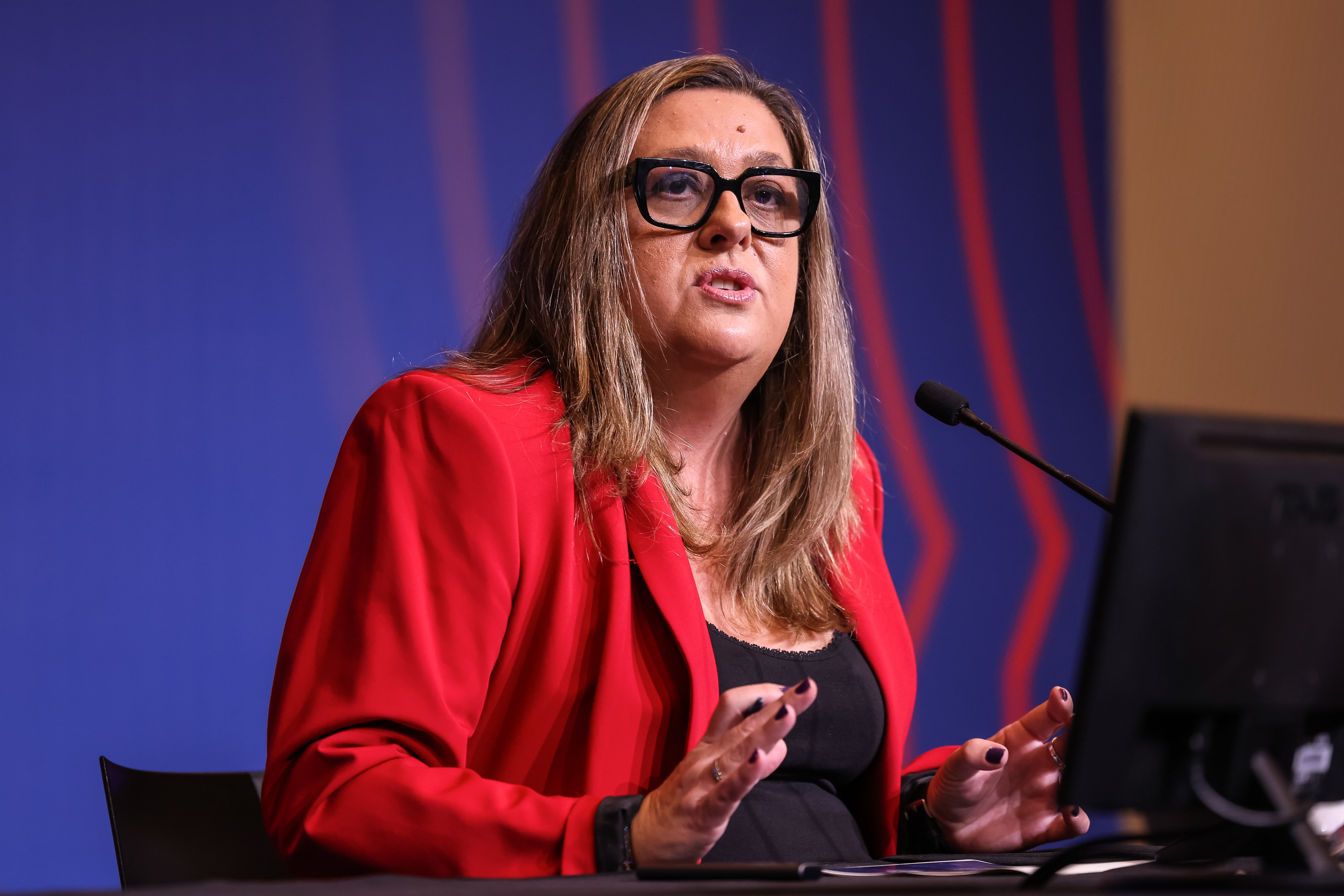 Elena Fort, durante su etapa como vicepresidenta institucional del Barcelona