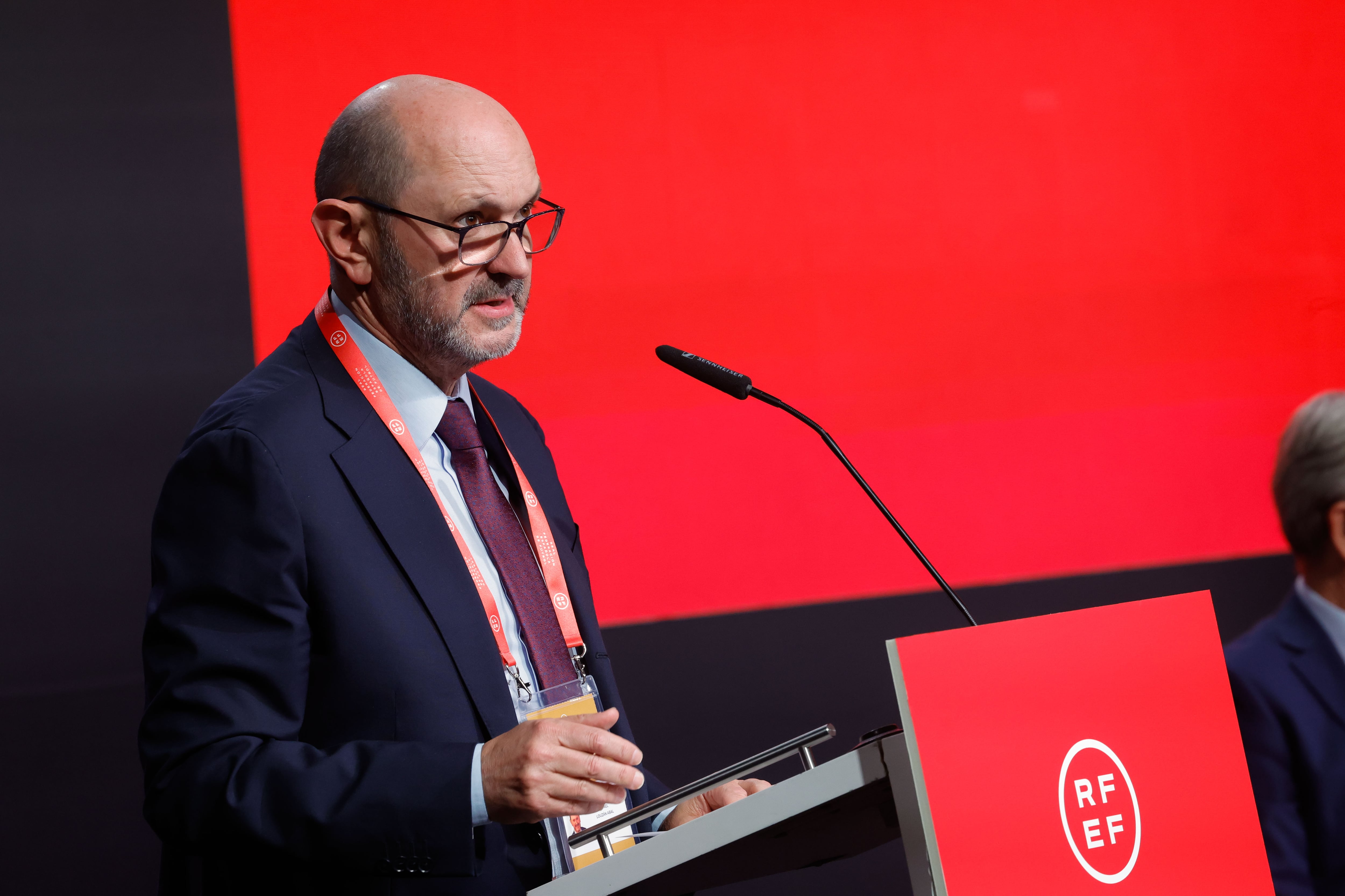 Rafael Louzán, presidente de la Real Federación Española de Fútbol