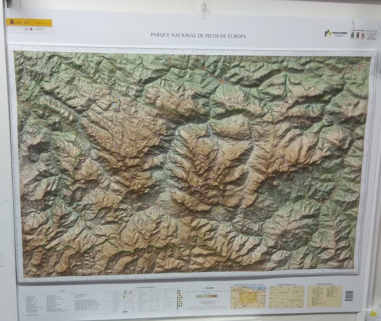 Nuevo mapa de Picos de Europa