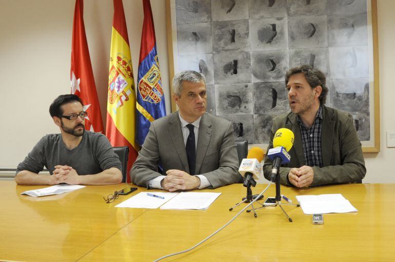 Rueda de prensa para la presentación de la Lanzadera de empleo