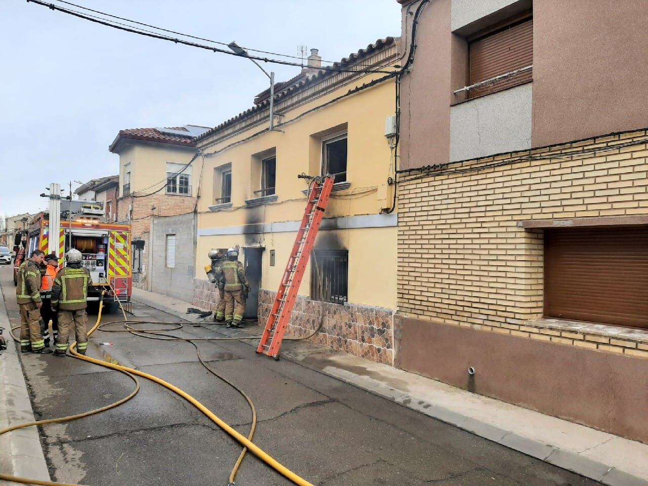 La vivienda donde se ha producido el incendio