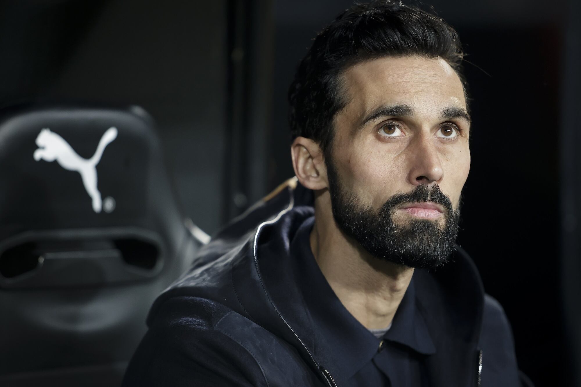 Álvaro Arbeloa, durante el Valencia-Real Madrid de LaLiga