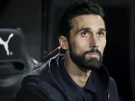 Álvaro Arbeloa, durante el Valencia-Real Madrid de LaLiga