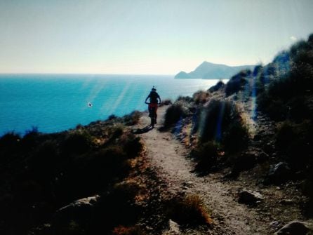 Ruta en bicicleta por la costa de Cabo de Gata. Diciembre de 2013