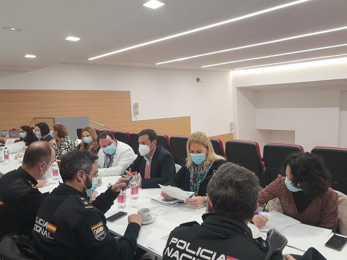 Un momento de la reunión