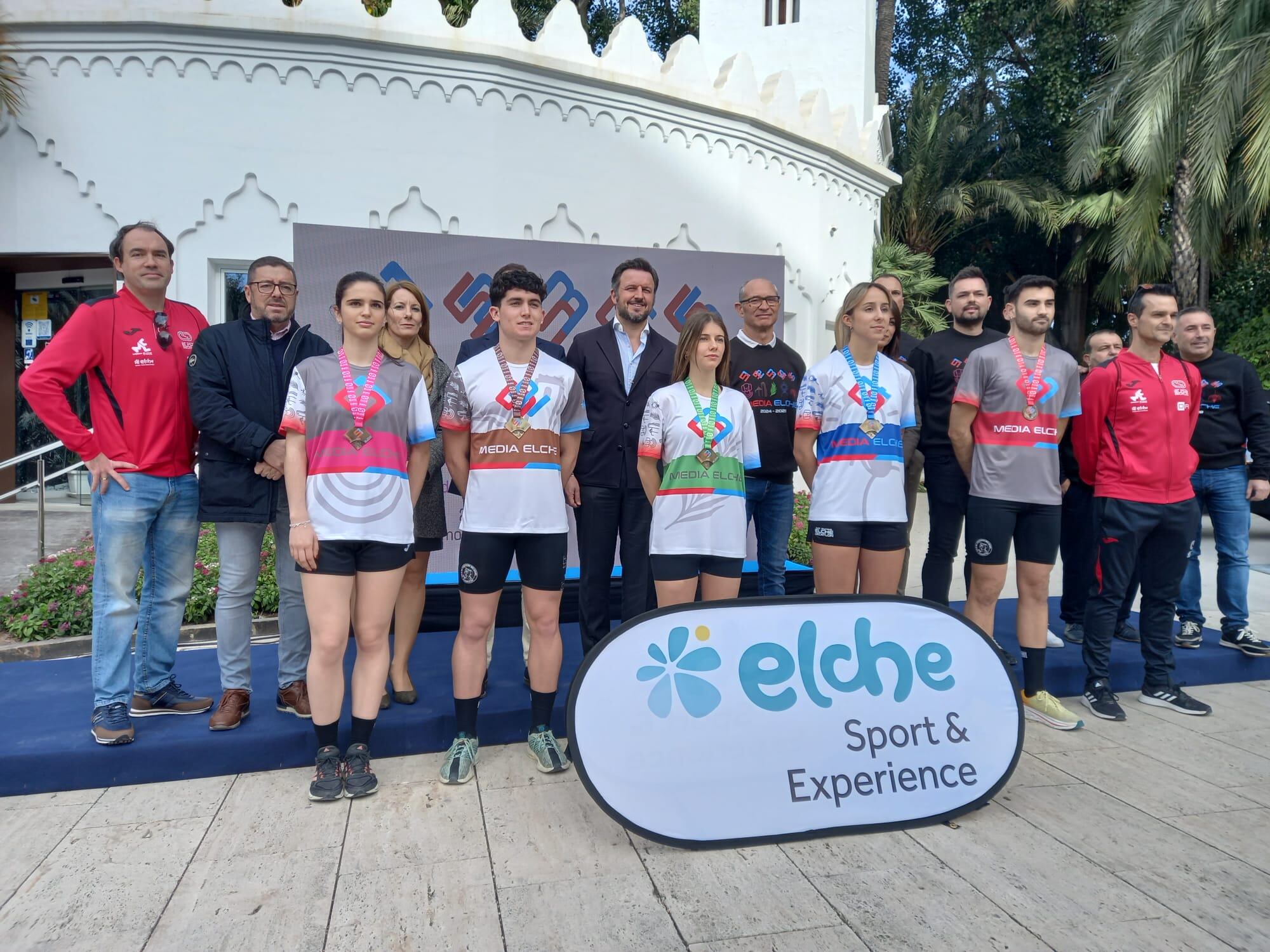 Un momento de la presentación de las próximas ediciones de la Media de Elche