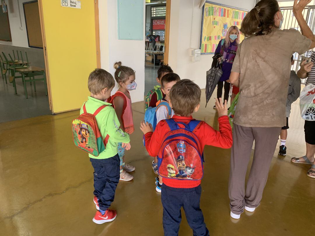 Alumnos en el inicio de curso