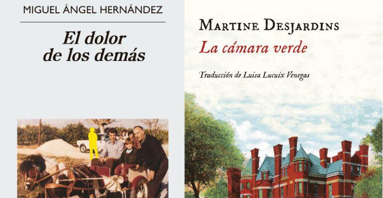 Portadas de &quot;El dolor de los demás&quot; y &quot;La cámara verde&quot;