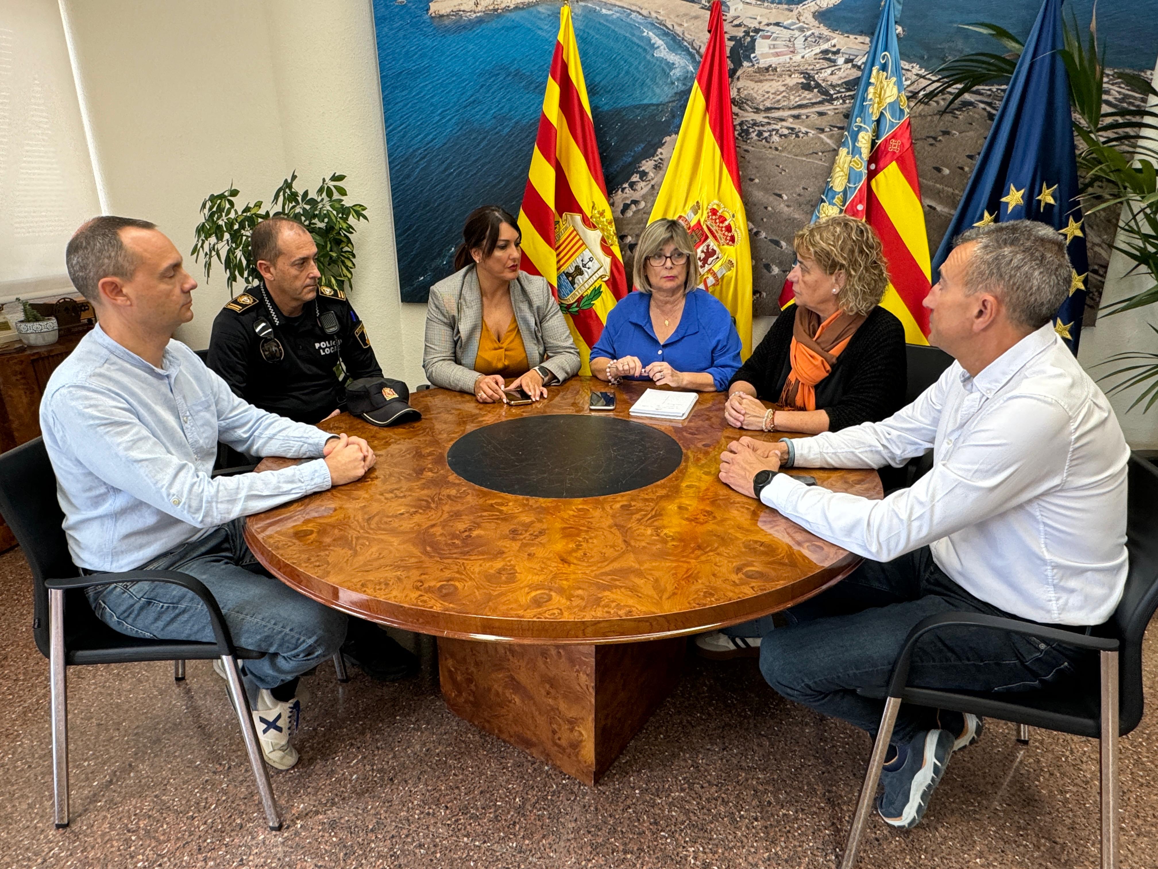 Reunión en Santa Pola por la DANA