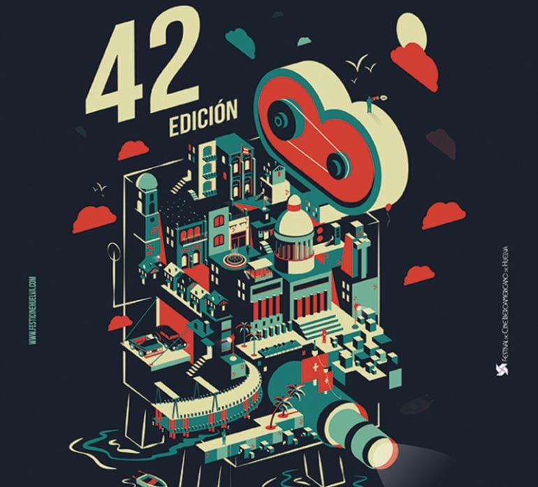 Cartel del 42 Festival de Cine Iberoamericano de Huelva 